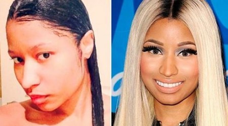 Nicky Minaj with and without Make Up 450x250 Nicky Minaj : Compare Her with and without Makeup